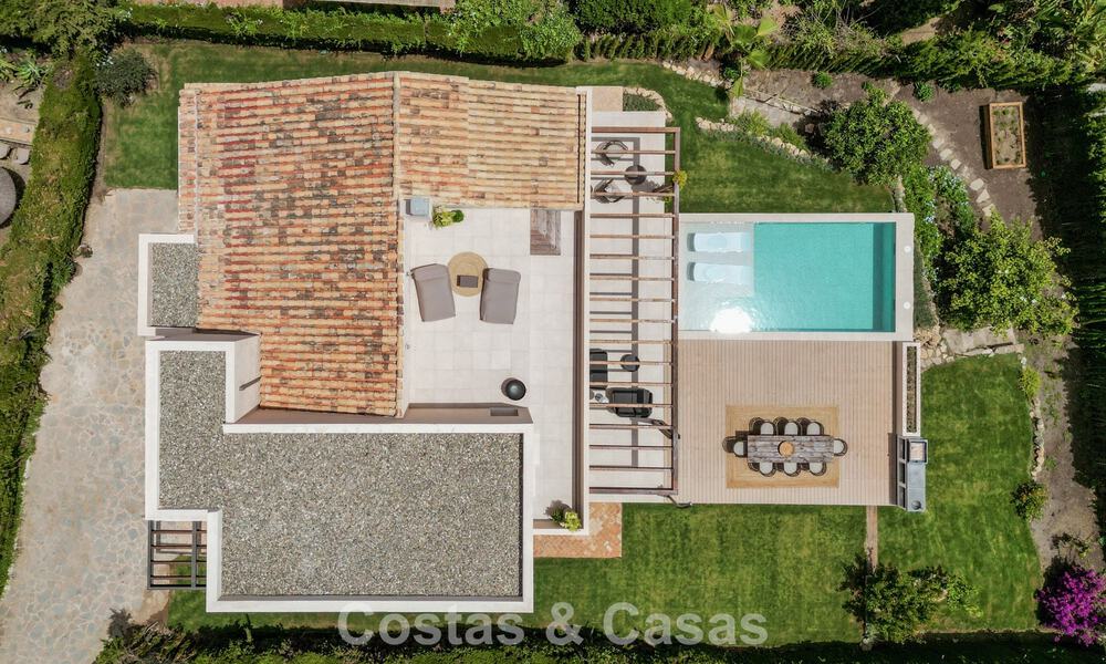 Move-in ready luxury villa with Ibizan style for sale in a highly sought after urbanisation of Benahavis - Marbella 780055