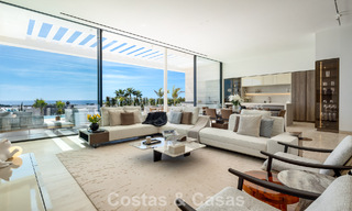 High-end luxury villa with panoramic views for sale in a golf resort on the Golden Mile in Benahavis - Marbella 780130 