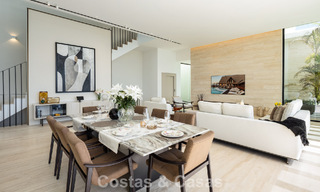 High-end luxury villa with panoramic views for sale in a golf resort on the Golden Mile in Benahavis - Marbella 780132 