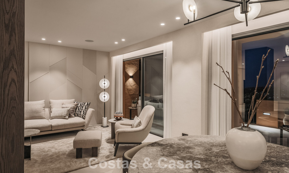 First class apartment with panoramic sea views for sale in Nueva Andalucia’s Golf Valley, Marbella 780260