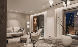 First class apartment with panoramic sea views for sale in Nueva Andalucia’s Golf Valley, Marbella 780260 