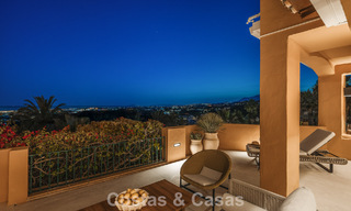 First class apartment with panoramic sea views for sale in Nueva Andalucia’s Golf Valley, Marbella 780261 