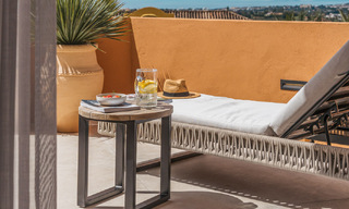 First class apartment with panoramic sea views for sale in Nueva Andalucia’s Golf Valley, Marbella 780268 