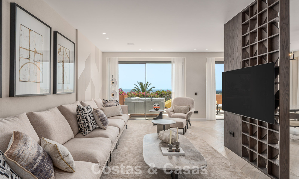 First class apartment with panoramic sea views for sale in Nueva Andalucia’s Golf Valley, Marbella 780281