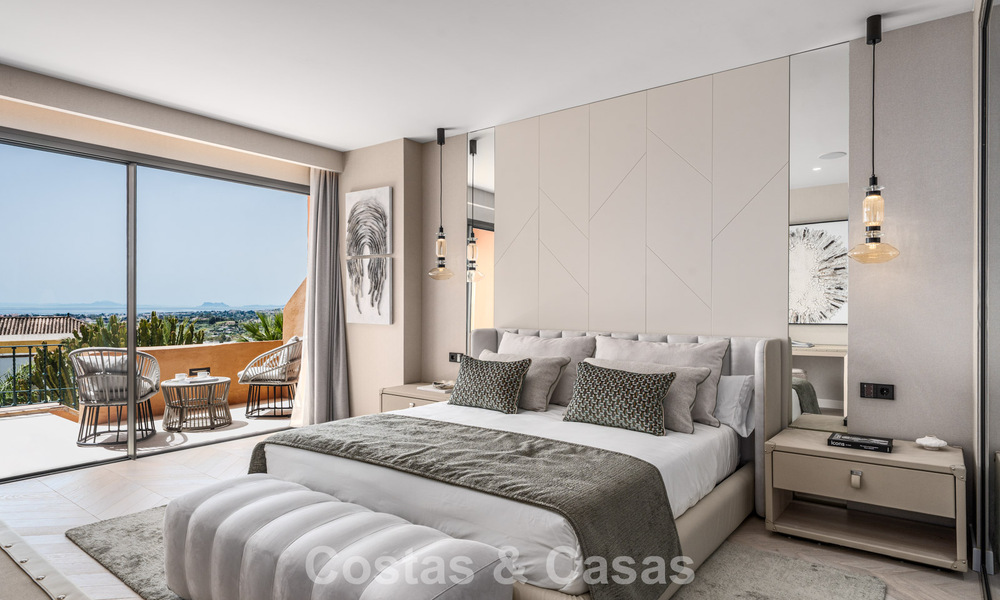First class apartment with panoramic sea views for sale in Nueva Andalucia’s Golf Valley, Marbella 780282