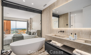 First class apartment with panoramic sea views for sale in Nueva Andalucia’s Golf Valley, Marbella 780283 