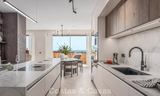 First class apartment with panoramic sea views for sale in Nueva Andalucia’s Golf Valley, Marbella 780287 