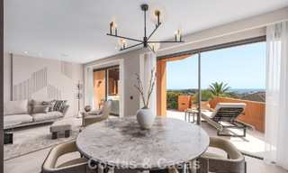 First class apartment with panoramic sea views for sale in Nueva Andalucia’s Golf Valley, Marbella 780288 