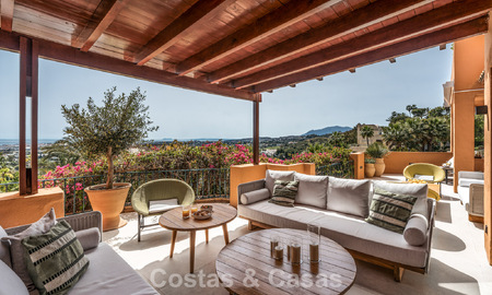 First class apartment with panoramic sea views for sale in Nueva Andalucia’s Golf Valley, Marbella 780290
