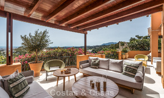 First class apartment with panoramic sea views for sale in Nueva Andalucia’s Golf Valley, Marbella 780290 