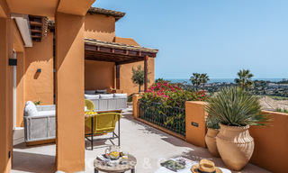 First class apartment with panoramic sea views for sale in Nueva Andalucia’s Golf Valley, Marbella 780291 