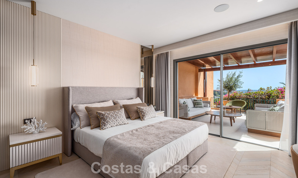 First class apartment with panoramic sea views for sale in Nueva Andalucia’s Golf Valley, Marbella 780292