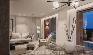First class apartment with panoramic sea views for sale in Nueva Andalucia’s Golf Valley, Marbella 780302 