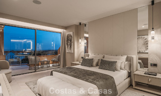 First class apartment with panoramic sea views for sale in Nueva Andalucia’s Golf Valley, Marbella 780304 