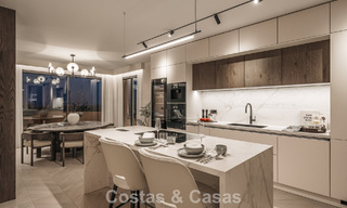 First class apartment with panoramic sea views for sale in Nueva Andalucia’s Golf Valley, Marbella 780305 