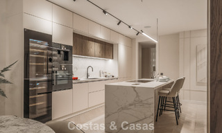 First class apartment with panoramic sea views for sale in Nueva Andalucia’s Golf Valley, Marbella 780307 