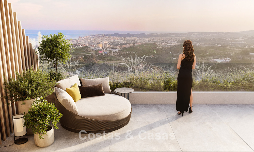Modernist, off-plan apartments with phenomenal sea views for sale in Mijas, Costa del Sol 780065