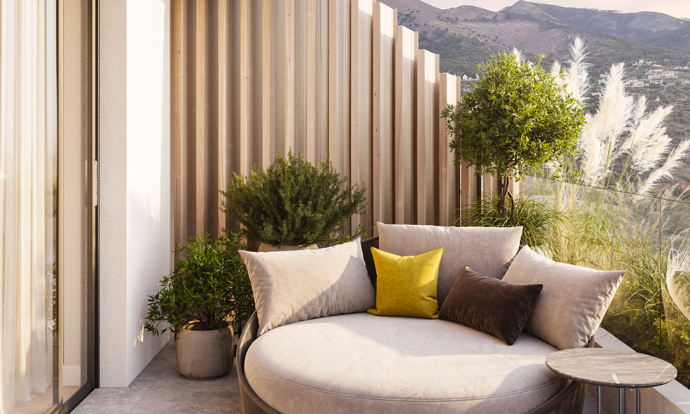 Modernist, off-plan apartments with phenomenal sea views for sale in Mijas, Costa del Sol 780067