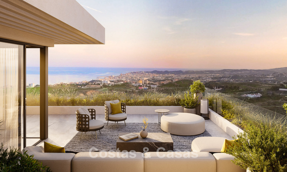 Modernist, off-plan apartments with phenomenal sea views for sale in Mijas, Costa del Sol 780068