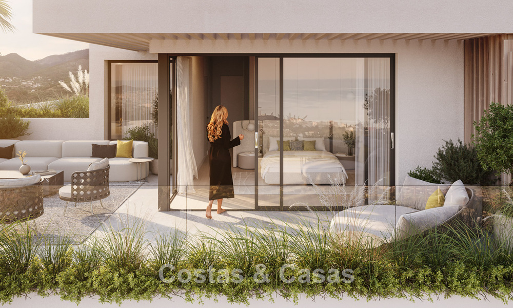 Modernist, off-plan apartments with phenomenal sea views for sale in Mijas, Costa del Sol 780071