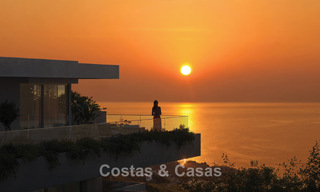 Modernist, off-plan apartments with phenomenal sea views for sale in Mijas, Costa del Sol 780072 