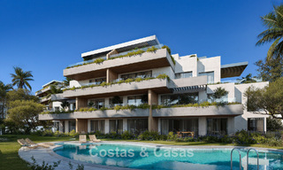Modernist, off-plan apartments with phenomenal sea views for sale in Mijas, Costa del Sol 780073 