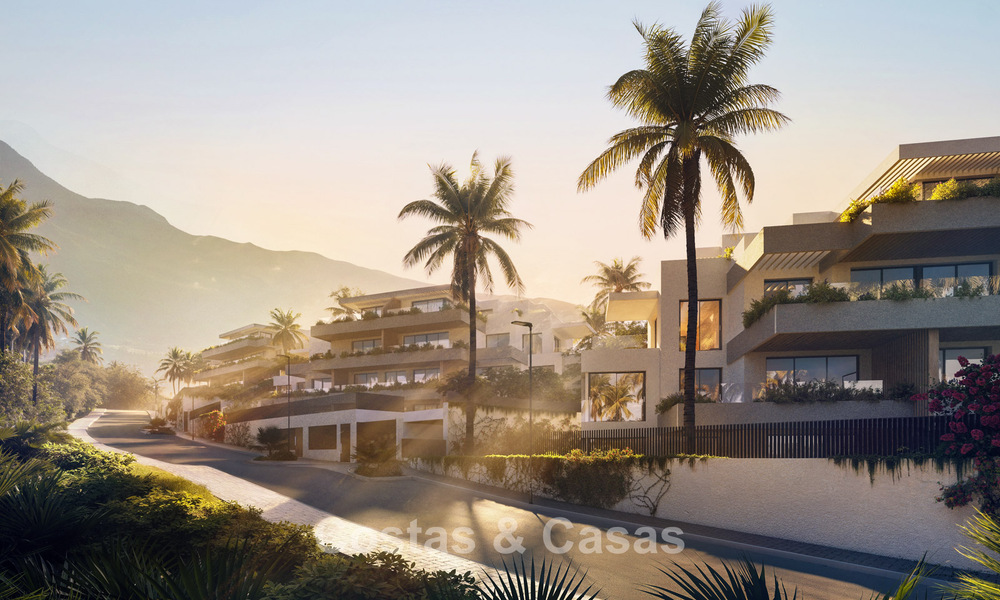 Modernist, off-plan apartments with phenomenal sea views for sale in Mijas, Costa del Sol 780079
