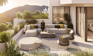 Modernist, off-plan apartments with phenomenal sea views for sale in Mijas, Costa del Sol 780080 