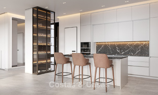 Luxury, modern, off-plan villas with unobstructed sea views for sale in Mijas, Costa del Sol 780083 
