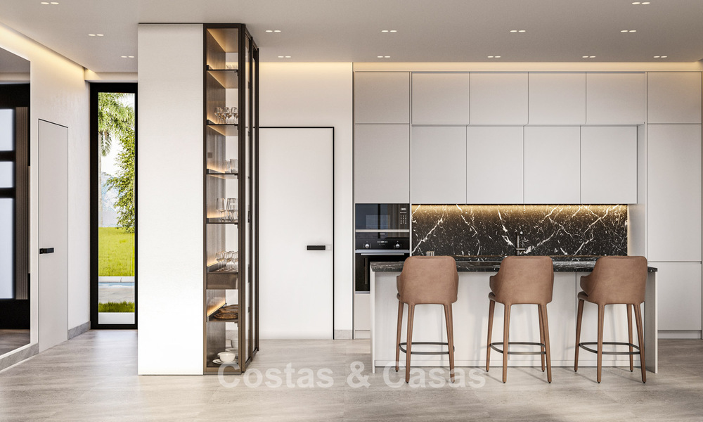 Luxury, modern, off-plan villas with unobstructed sea views for sale in Mijas, Costa del Sol 780084