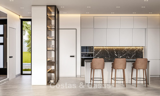 Luxury, modern, off-plan villas with unobstructed sea views for sale in Mijas, Costa del Sol 780084 