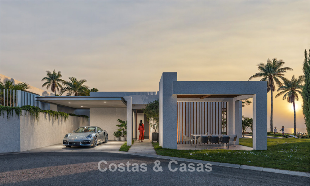 Luxury, modern, off-plan villas with unobstructed sea views for sale in Mijas, Costa del Sol 780086