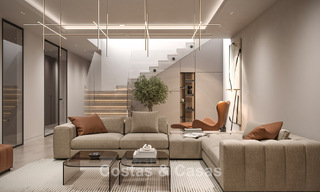 Luxury, modern, off-plan villas with unobstructed sea views for sale in Mijas, Costa del Sol 780088 