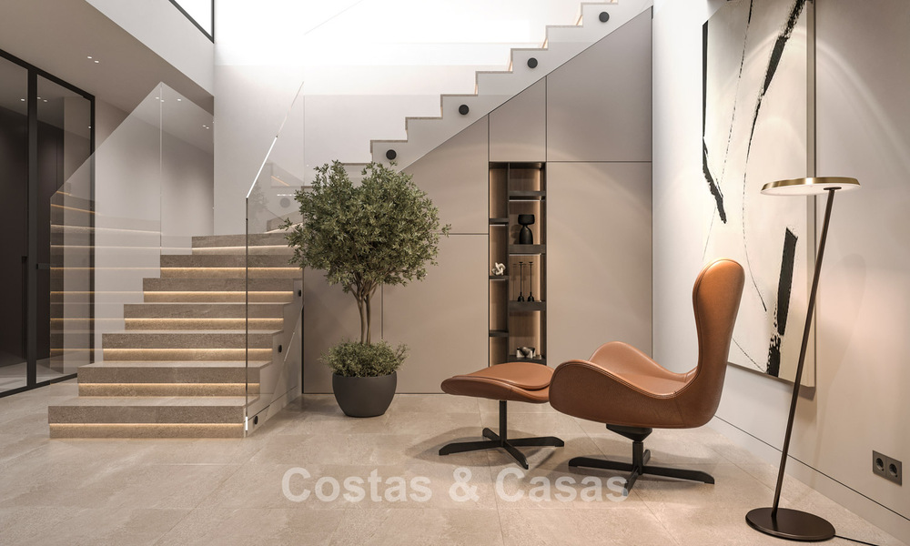 Luxury, modern, off-plan villas with unobstructed sea views for sale in Mijas, Costa del Sol 780090