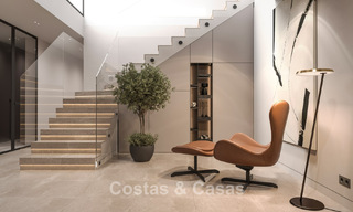 Luxury, modern, off-plan villas with unobstructed sea views for sale in Mijas, Costa del Sol 780090 