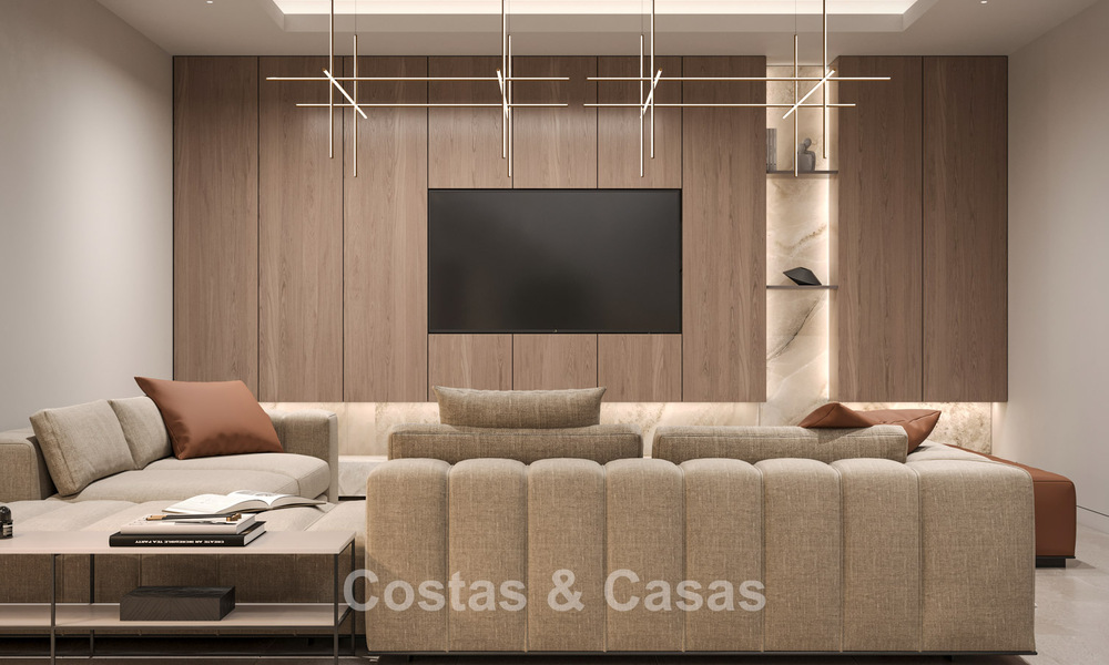Luxury, modern, off-plan villas with unobstructed sea views for sale in Mijas, Costa del Sol 780091