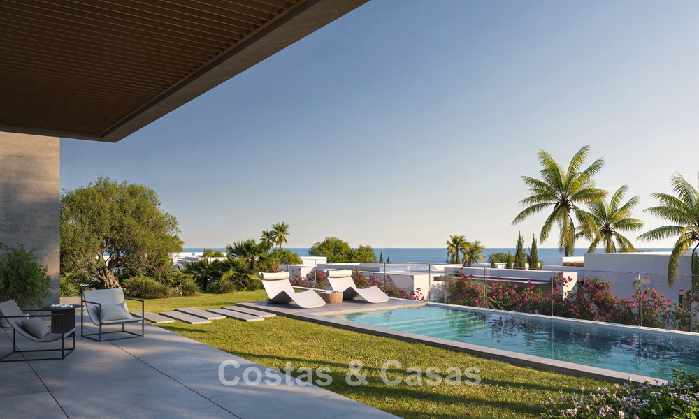 Luxury, modern, off-plan villas with unobstructed sea views for sale in Mijas, Costa del Sol 780095