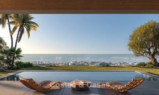 Luxury, modern, off-plan villas with unobstructed sea views for sale in Mijas, Costa del Sol 780097 