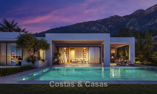 Luxury, modern, off-plan villas with unobstructed sea views for sale in Mijas, Costa del Sol 780099 
