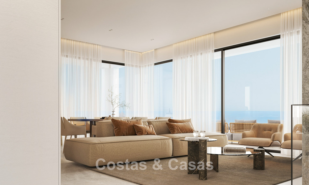 Luxury, modern, off-plan villas with unobstructed sea views for sale in Mijas, Costa del Sol 780102