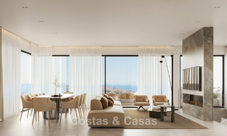 Luxury, modern, off-plan villas with unobstructed sea views for sale in Mijas, Costa del Sol 780103 
