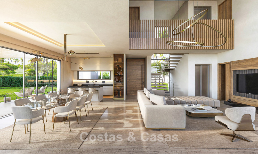 Luxury, modern, off-plan villas with unobstructed sea views for sale in Mijas, Costa del Sol 780104
