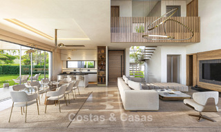 Luxury, modern, off-plan villas with unobstructed sea views for sale in Mijas, Costa del Sol 780104 