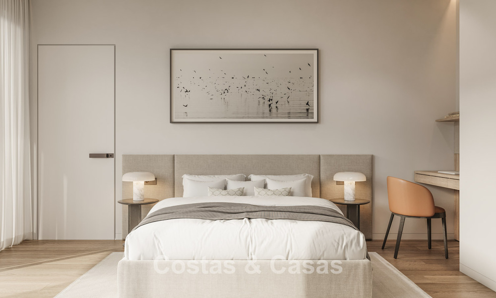 Luxury, modern, off-plan villas with unobstructed sea views for sale in Mijas, Costa del Sol 780108