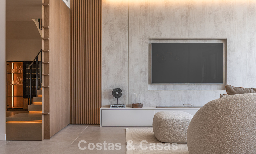 Move-in ready, modernist renovated townhouse for sale in a gated community in La Quinta, Benahavis - Marbella 780324