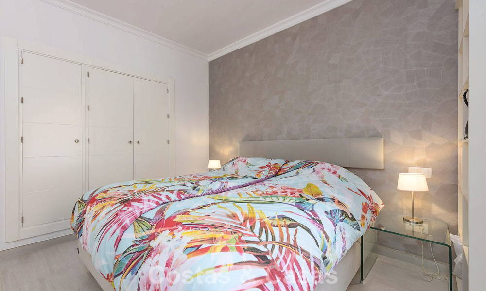 Spacious raised garden apartment with panoramic sea views for sale in Benahavis - Marbella 780207