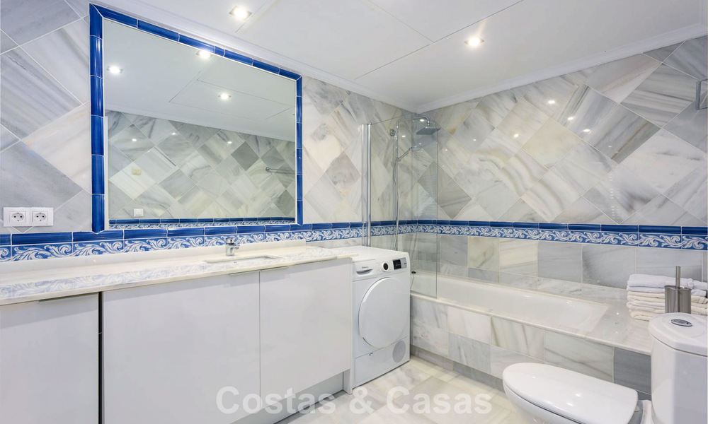 Spacious raised garden apartment with panoramic sea views for sale in Benahavis - Marbella 780208