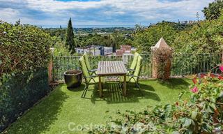 Spacious raised garden apartment with panoramic sea views for sale in Benahavis - Marbella 780211 