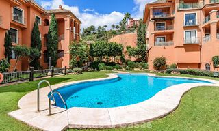 Spacious raised garden apartment with panoramic sea views for sale in Benahavis - Marbella 780213 