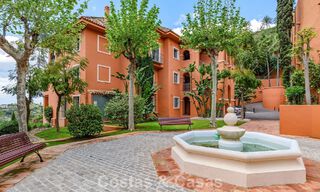 Spacious raised garden apartment with panoramic sea views for sale in Benahavis - Marbella 780214 